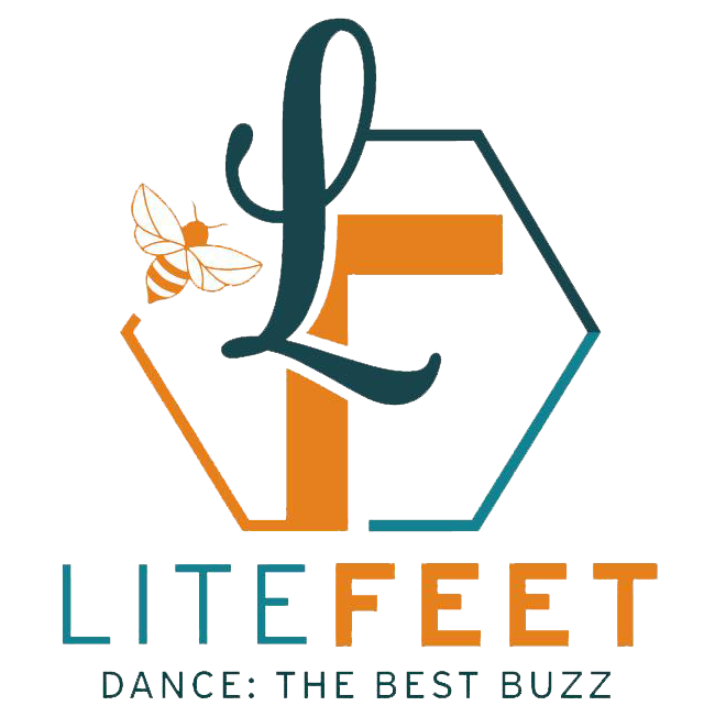 Litefeet_Logo_stacked_white_bee